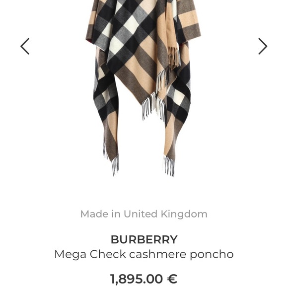 ⭐️ Burberry cashmere cape - Picture 5 of 8